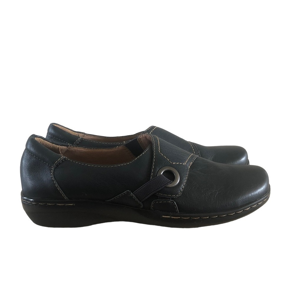 Clarks Navy Blue‎ Evianna Comfort Loafer Shoes 8